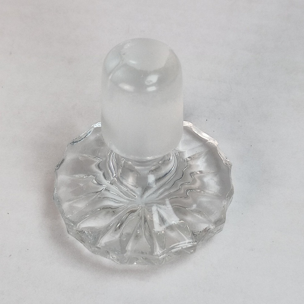 VTG Paden City Etched Spring Orchard and Birds Tilt Cordial Decanter w/Stopper - Picture 10 of 14